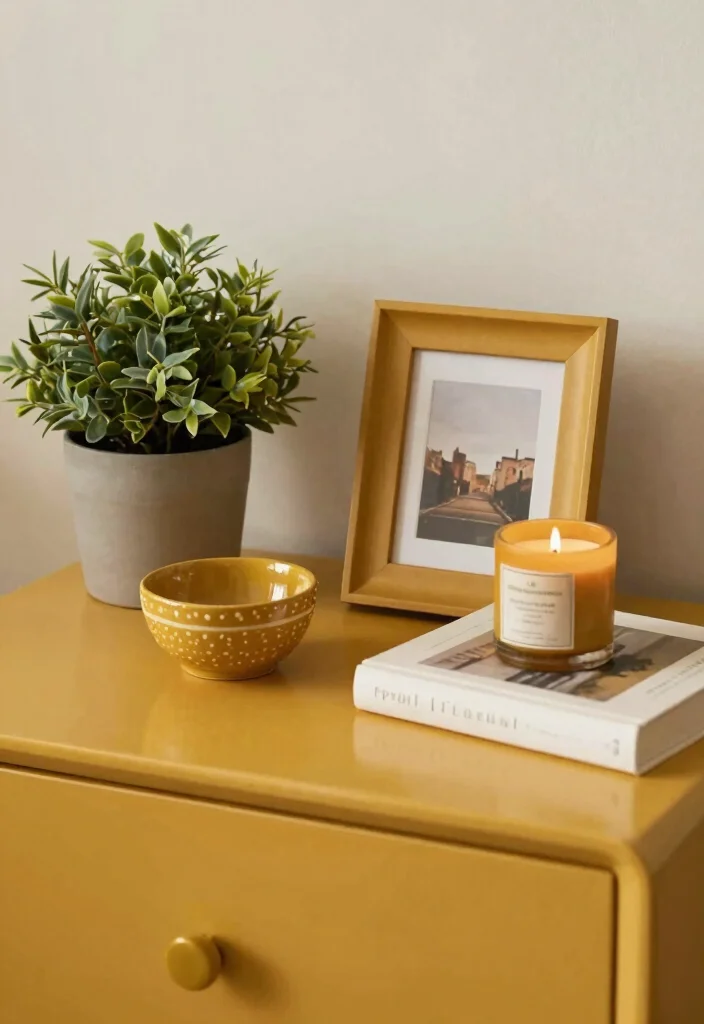 15 Mustard Living Room Decor Ideas: Warm Bold Accents 16 15 Mustard Living Room Decor Ideas: Warm Bold Accents - 15. Mustard Accented Accessories 1