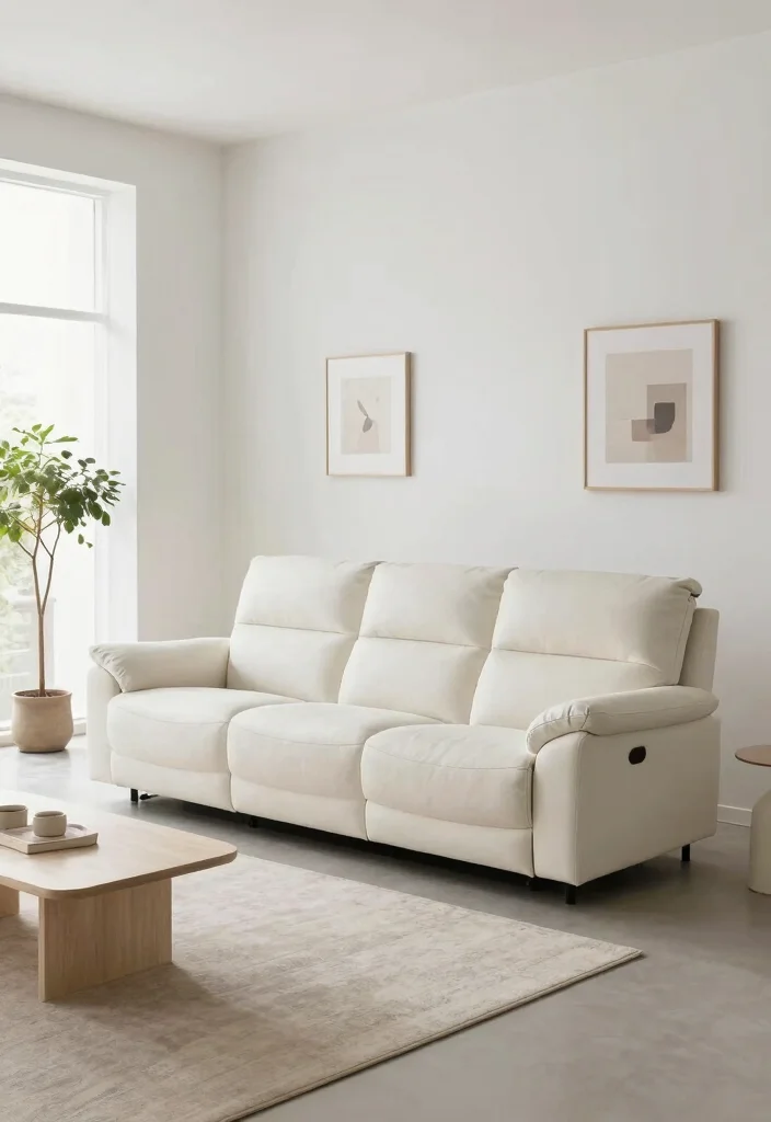 15 Reclining Sofa Living Room Layout Ideas: Comfort First 12 15 Reclining Sofa Living Room Layout Ideas: Comfort First - 11. Minimalist Magic 1