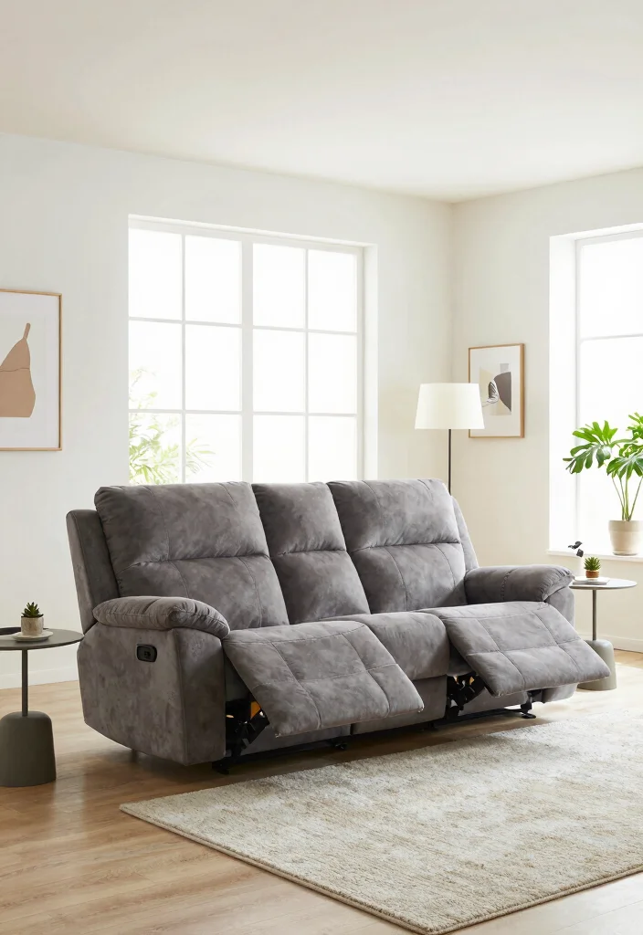15 Reclining Sofa Living Room Layout Ideas: Comfort First 3 15 Reclining Sofa Living Room Layout Ideas: Comfort First - 2. Floating Sofas 1