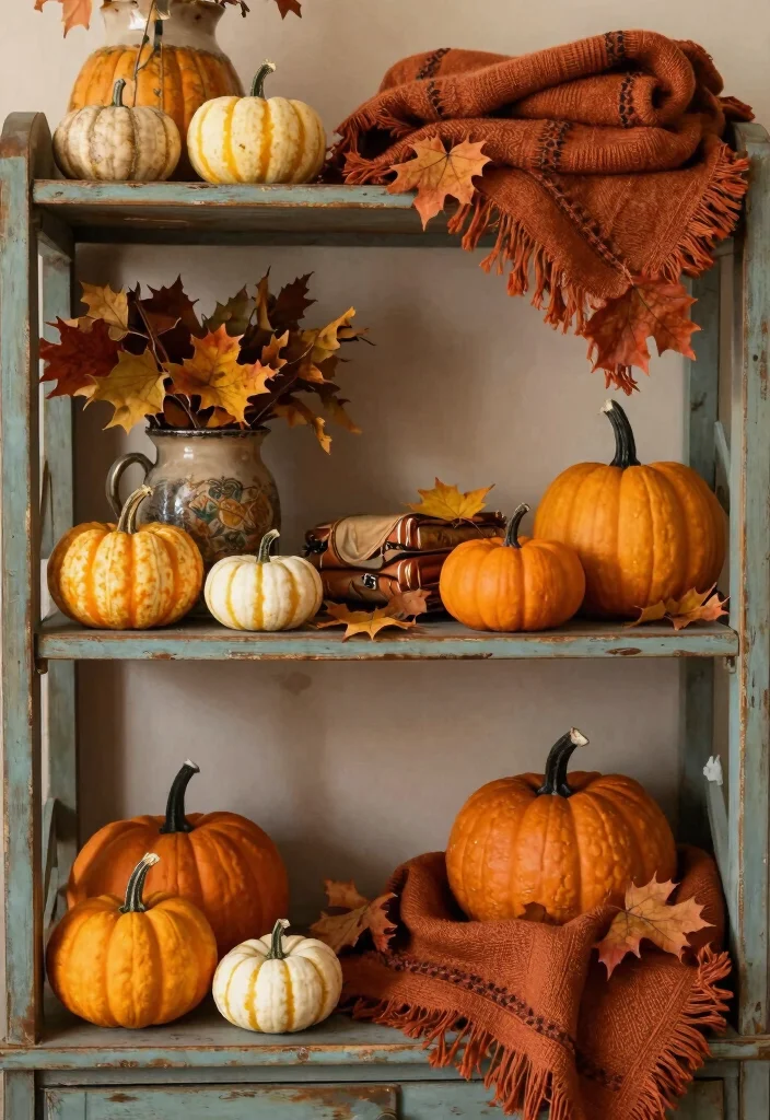 15 Shelf Decor Living Room Vintage Ideas: Timeless Styling 15 15 Shelf Decor Living Room Vintage Ideas: Timeless Styling - 14. Seasonal Touches 1