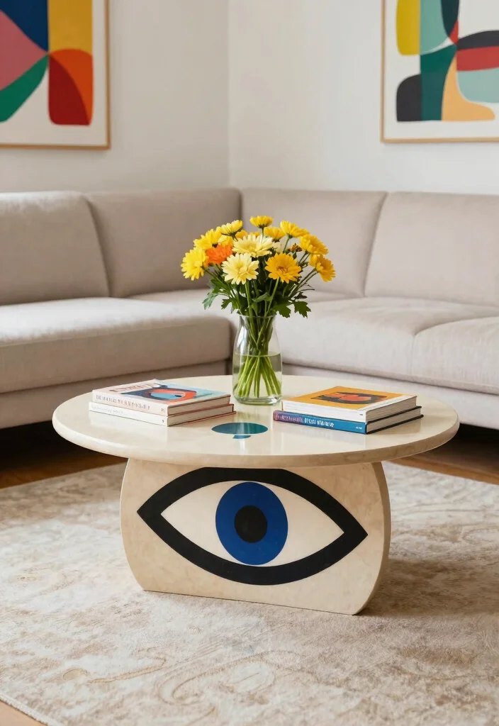 15 Sofa Corner Table Living Room Ideas for Smart Small Spaces 6 15 Sofa Corner Table Living Room Ideas for Smart Small Spaces - 5. Artistic Expression 1