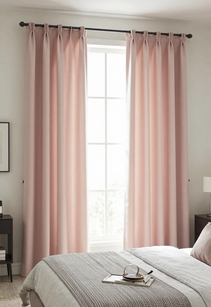 16 Bedroom Window Treatments Ideas: Functional and Stylish 5 16 Bedroom Window Treatments Ideas: Functional and Stylish - 4. Recycled Polyester Drapes 1
