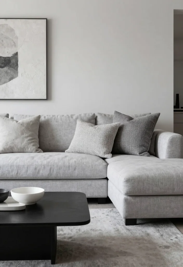 16 Chaise Lounge Living Room Arrangement Ideas: Elegant and Relaxed 14 16 Chaise Lounge Living Room Arrangement Ideas: Elegant and Relaxed - 13. Sophisticated Monochrome 1