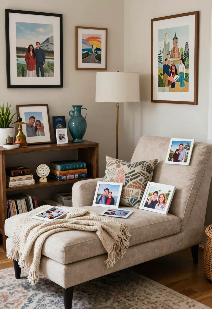 16 Chaise Lounge Living Room Arrangement Ideas: Elegant and Relaxed 17 16 Chaise Lounge Living Room Arrangement Ideas: Elegant and Relaxed - 16. Personalized Touches 1
