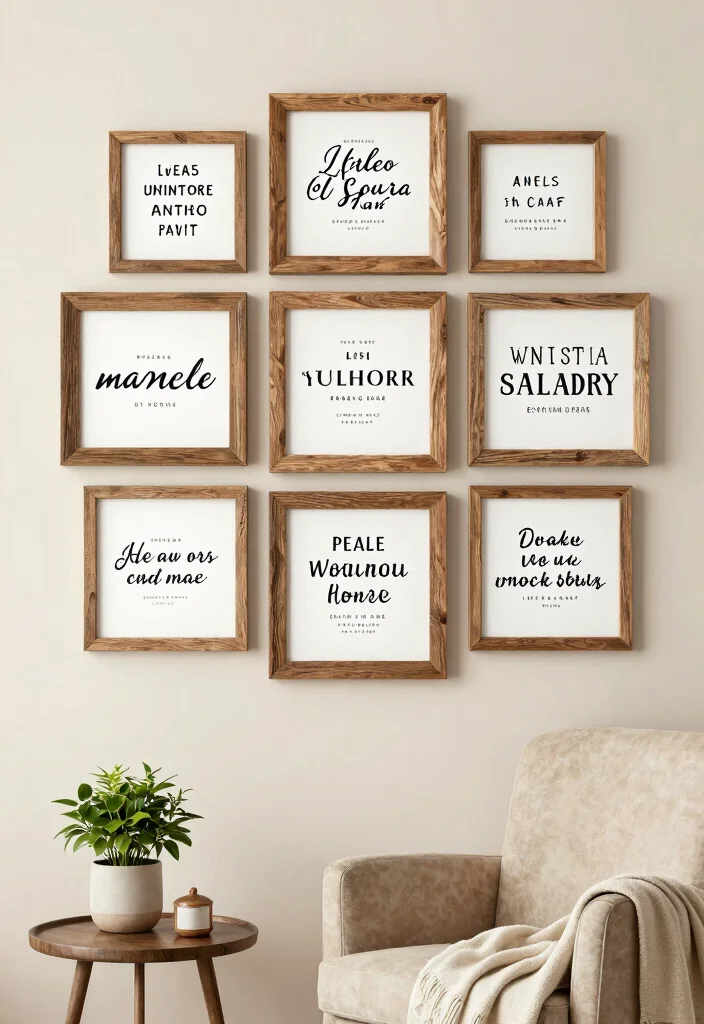 16 Christian Living Room Decor Ideas: Faith Inspired and Warm 3 16 Christian Living Room Decor Ideas: Faith Inspired and Warm - 2. Inspirational Quotes in Frame 1