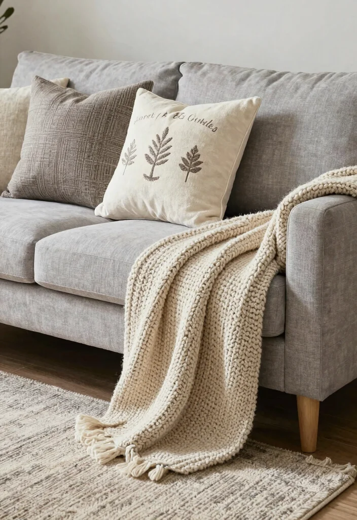 16 Christian Living Room Decor Ideas: Faith Inspired and Warm 4 16 Christian Living Room Decor Ideas: Faith Inspired and Warm - 3. Cozy Textiles 1