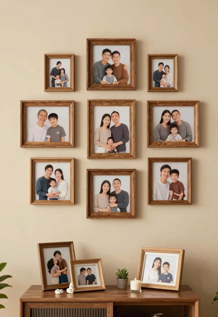 16 Christian Living Room Decor Ideas: Faith Inspired and Warm 6 16 Christian Living Room Decor Ideas: Faith Inspired and Warm - 5. Heartwarming Family Photos 1