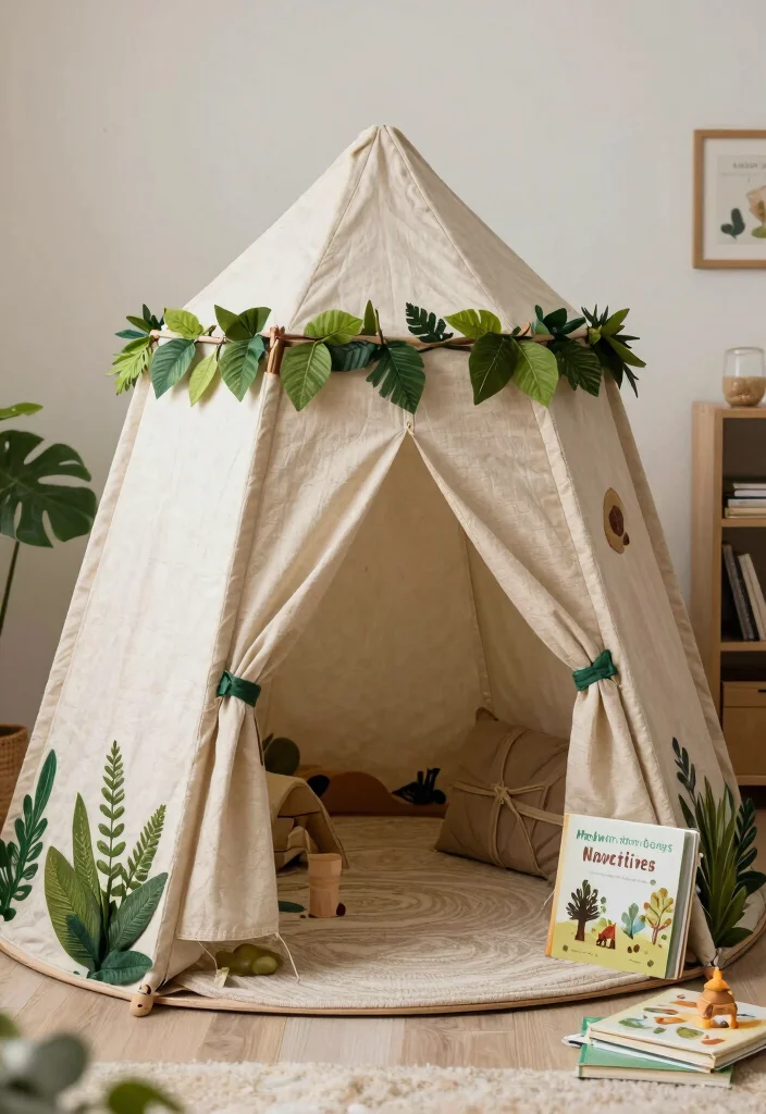 16 Fort Ideas for a Cozy Bedroom Retreat 15 16 Fort Ideas for a Cozy Bedroom Retreat - 14. Nature Explorer Fort 1