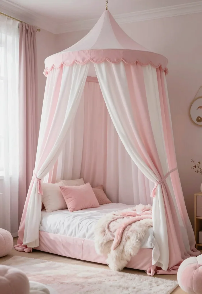 16 Fort Ideas for a Cozy Bedroom Retreat 5 16 Fort Ideas for a Cozy Bedroom Retreat - 4. Canopy Bed Fort 1