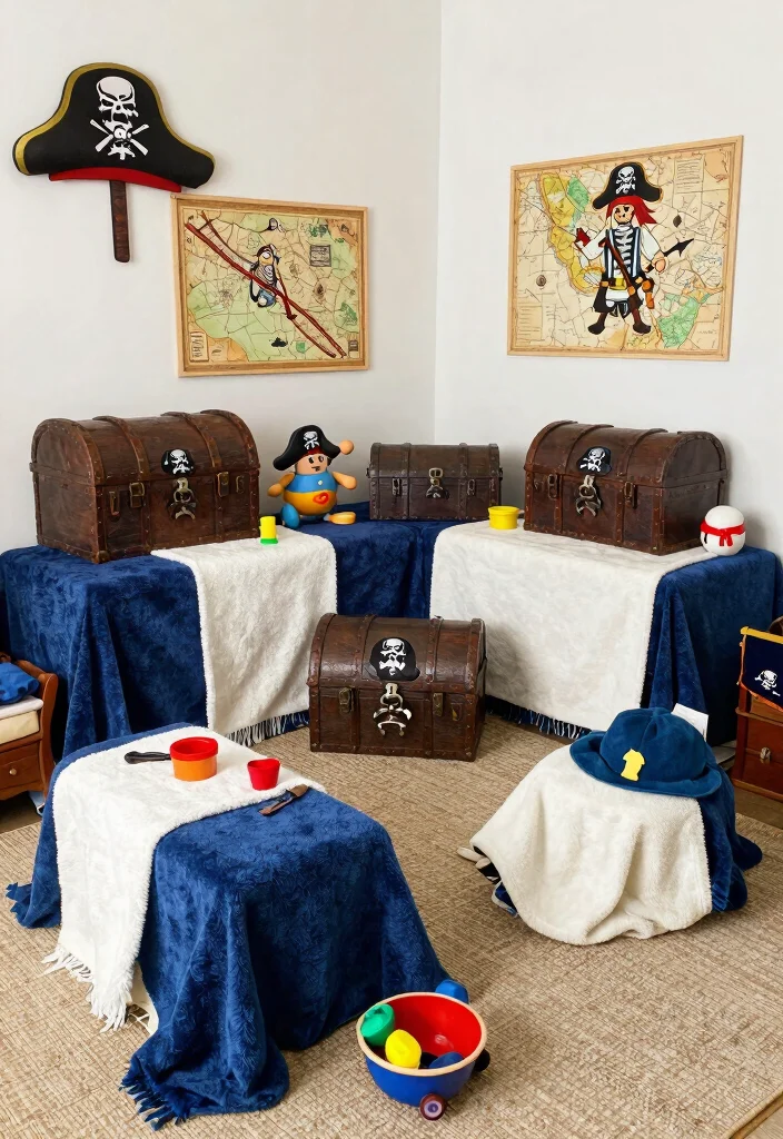 16 Fort Ideas for a Cozy Bedroom Retreat 10 16 Fort Ideas for a Cozy Bedroom Retreat - 9. Pirate Ship Fort 1