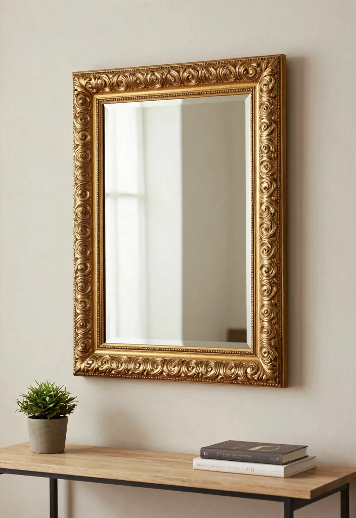 16 Gold Wall Decor Living Room Ideas for an Elegant Luxe Touch 2 16 Gold Wall Decor Living Room Ideas for an Elegant Luxe Touch - 1. Statement Gold Mirrors 1