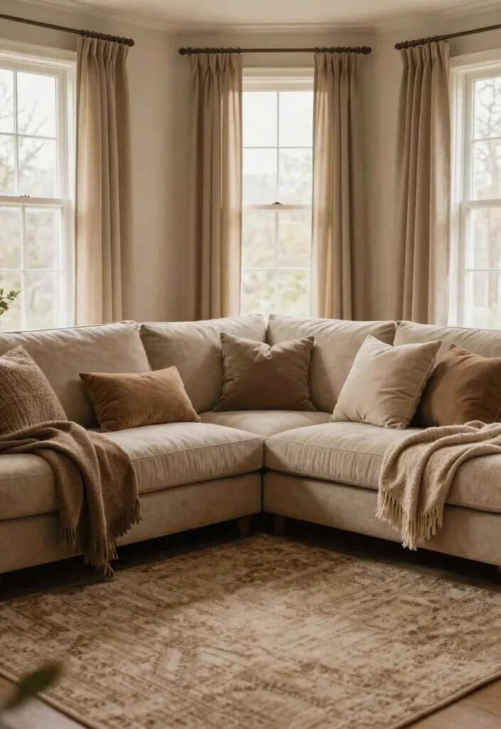 16 L Shape Sofa Living Room Cozy Ideas Perfect Layouts 16 16 L Shape Sofa Living Room Cozy Ideas Perfect Layouts - 15. Incorporate Textiles Around the Sofa 1