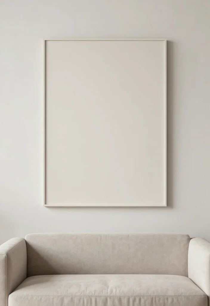 16 Living Room Art Wall Ideas for Gallery Inspired Displays 16 16 Living Room Art Wall Ideas for Gallery Inspired Displays - 15. Minimalist Approach 1