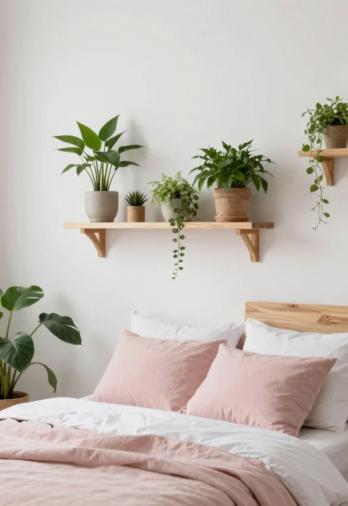 16 Pink and Wood Bedroom Ideas for a Soft Warm Balance 17 16 Pink and Wood Bedroom Ideas for a Soft Warm Balance - 16. Incorporating Natural Elements 1