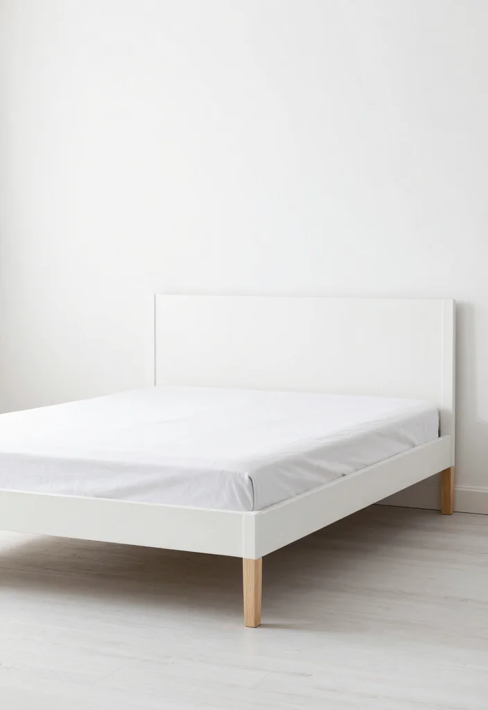 16 Small White Bedroom Ideas Bright Clean and Airy 14 16 Small White Bedroom Ideas Bright Clean and Airy - 13. Choose the Right Bed Frame 1
