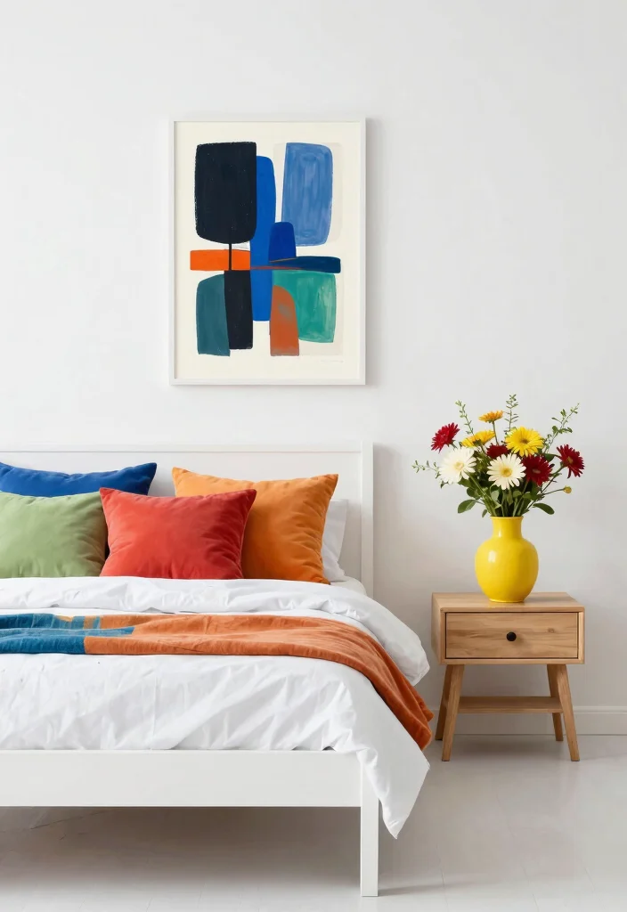 16 Small White Bedroom Ideas Bright Clean and Airy 5 16 Small White Bedroom Ideas Bright Clean and Airy - 4. Choose Bright Accents 1