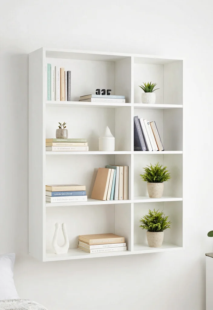 16 Small White Bedroom Ideas Bright Clean and Airy 6 16 Small White Bedroom Ideas Bright Clean and Airy - 5. Consider Open Shelving 1