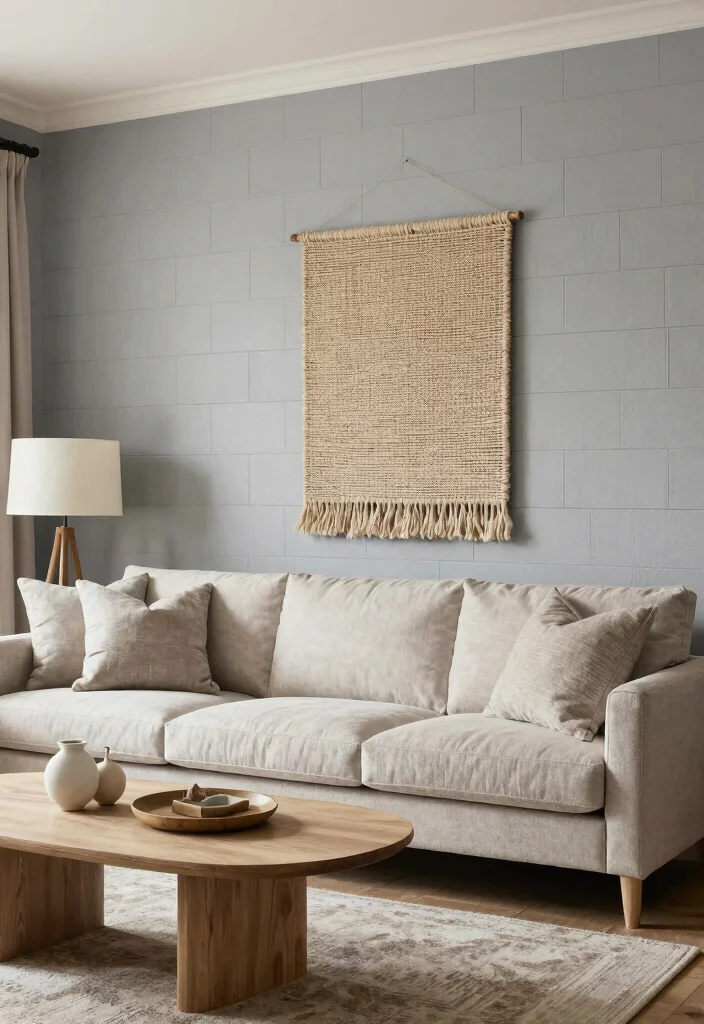 16 Soft Living Room Ideas: Calm, Cozy, and Inviting 13 16 Soft Living Room Ideas: Calm, Cozy, and Inviting - 12. Incorporate Textured Wall Treatments 1