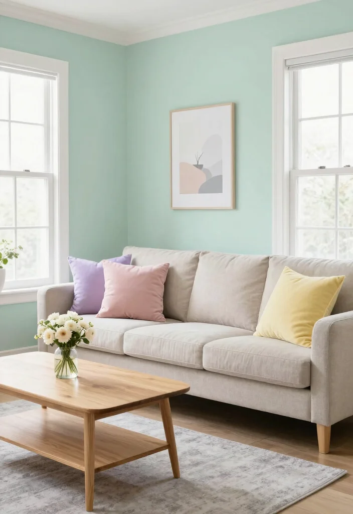 16 Soft Living Room Ideas: Calm, Cozy, and Inviting 3 16 Soft Living Room Ideas: Calm, Cozy, and Inviting - 2. Choose a Soft Color Palette 1