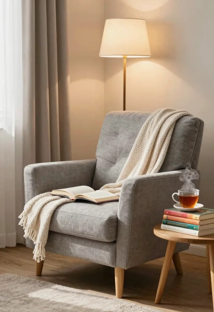 16 Soft Living Room Ideas: Calm, Cozy, and Inviting 8 16 Soft Living Room Ideas: Calm, Cozy, and Inviting - 7. Create Cozy Reading Nooks 1