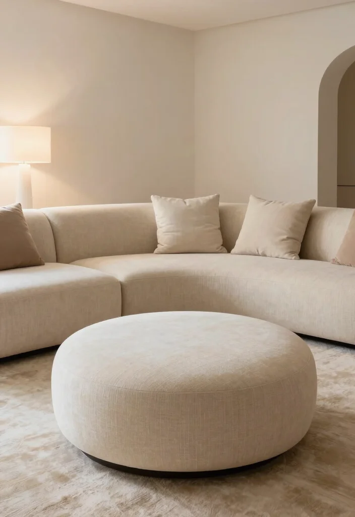 16 Soft Living Room Ideas: Calm, Cozy, and Inviting 9 16 Soft Living Room Ideas: Calm, Cozy, and Inviting - 8. Opt for Curve-Soft Furniture 1