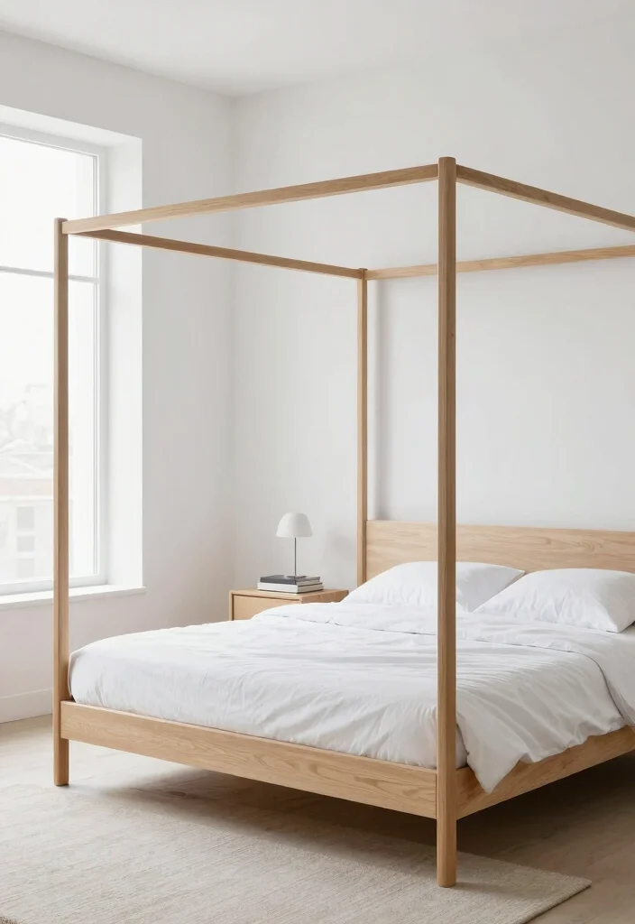 17 Bedroom Ideas Canopy Bed That Feel Dreamy and Elegant 2 17 Bedroom Ideas Canopy Bed That Feel Dreamy and Elegant - 1. Minimalist Magic 1