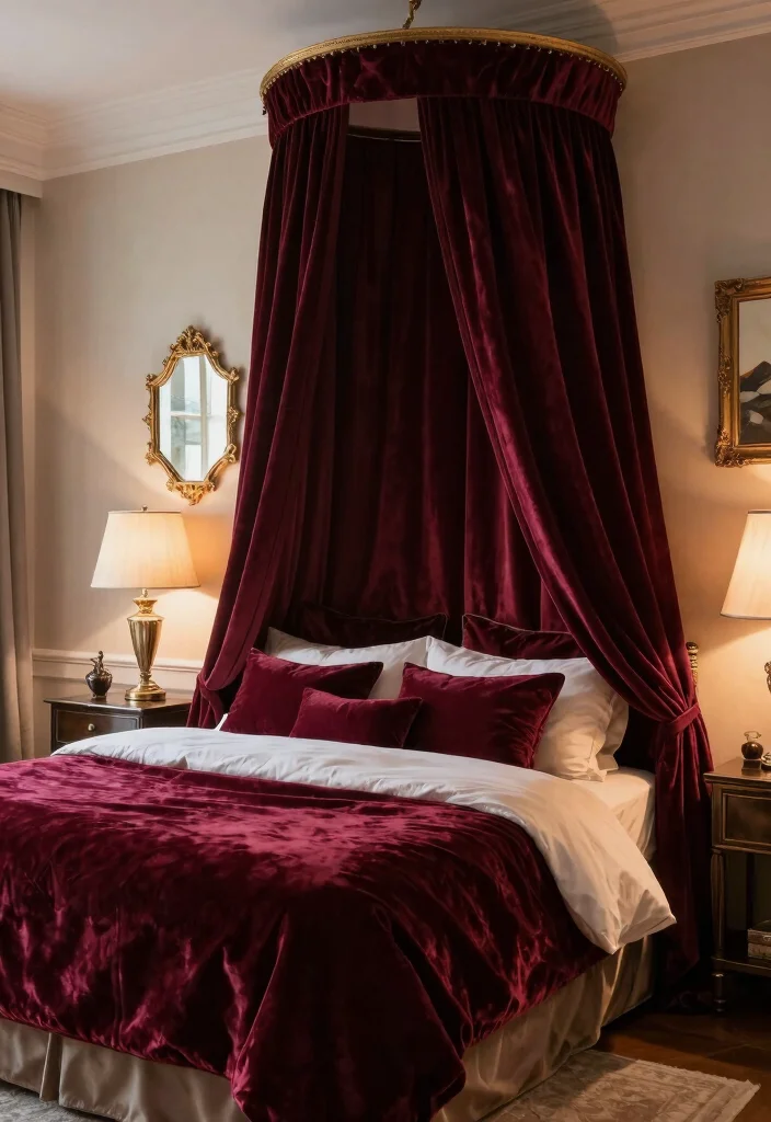 17 Bedroom Ideas Canopy Bed That Feel Dreamy and Elegant 5 17 Bedroom Ideas Canopy Bed That Feel Dreamy and Elegant - 4. Romantic Retreat 1