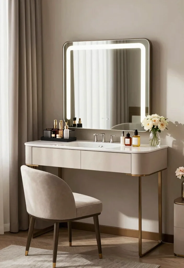 17 Bedroom With Dressing Room Ideas Functional Luxury 5 17 Bedroom With Dressing Room Ideas Functional Luxury - 4. Elegant Vanity Design 1