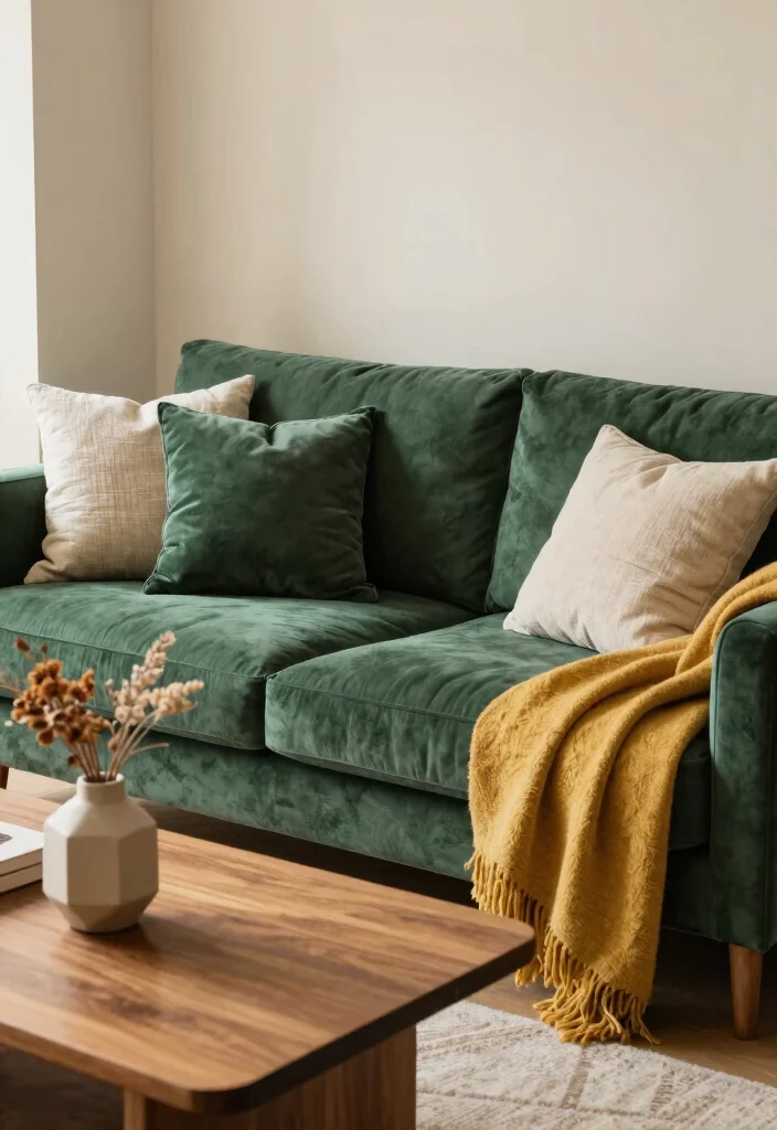 17 Forest Green Living Room Decor Ideas Rich Calm and Trendy 2 17 Forest Green Living Room Decor Ideas Rich Calm and Trendy - 1. Lush Forest Green Sofas 1
