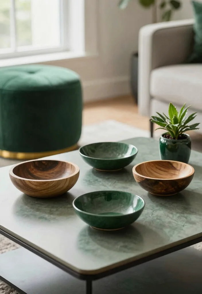 17 Forest Green Living Room Decor Ideas Rich Calm and Trendy 17 17 Forest Green Living Room Decor Ideas Rich Calm and Trendy - 16. Stylish Forest Green Accessories 1