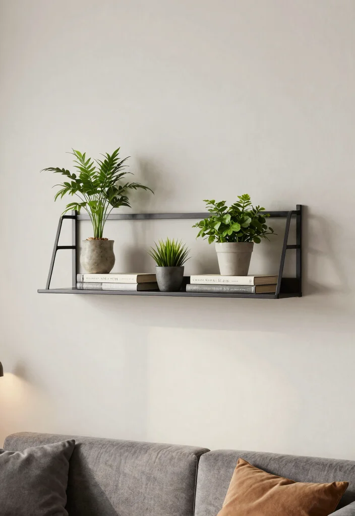 17 Metal Wall Decor Living Room Ideas: Modern Industrial Edge 17 17 Metal Wall Decor Living Room Ideas: Modern Industrial Edge - 16. Functional Metal Wall Art 1