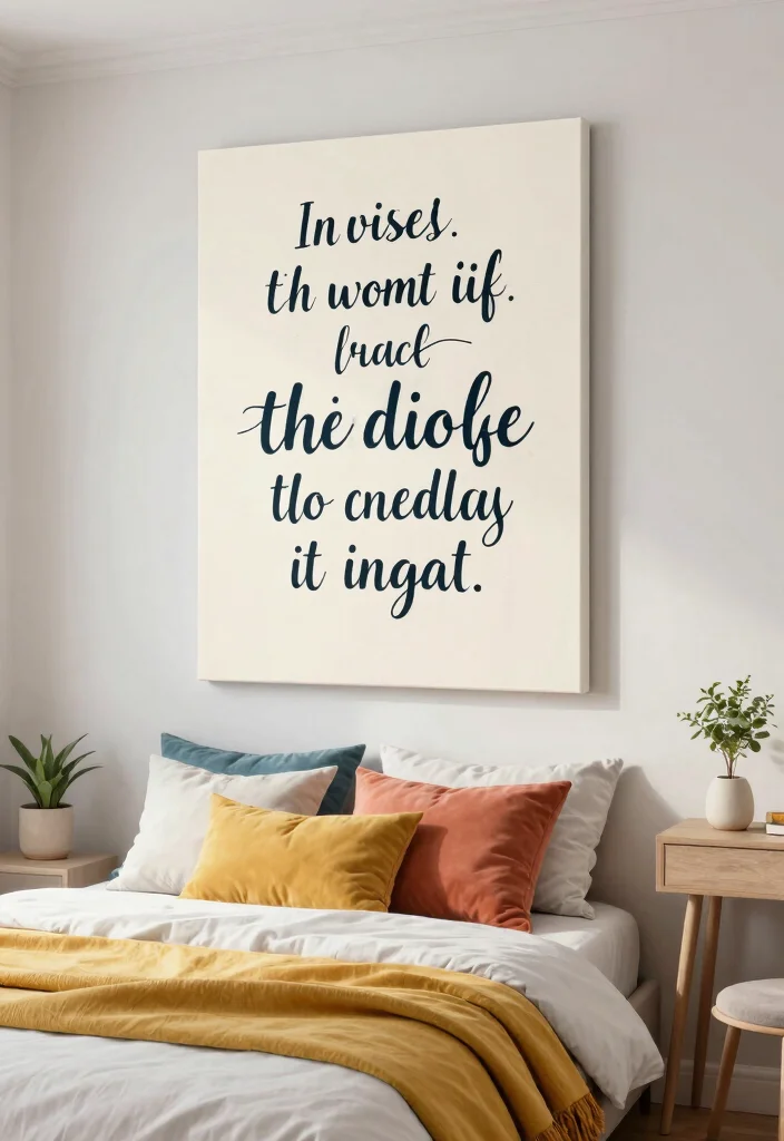 17 Painting Ideas on Canvas for Bedroom Artistic Touch 10 17 Painting Ideas on Canvas for Bedroom Artistic Touch - 9. Inspirational Quotes 1