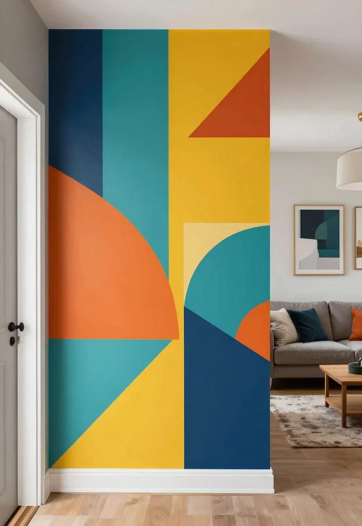 17 Partition Wall Living Room Entrance Ideas Smart Zoning 17 17 Partition Wall Living Room Entrance Ideas Smart Zoning - 16. Partitioning With Paint 1