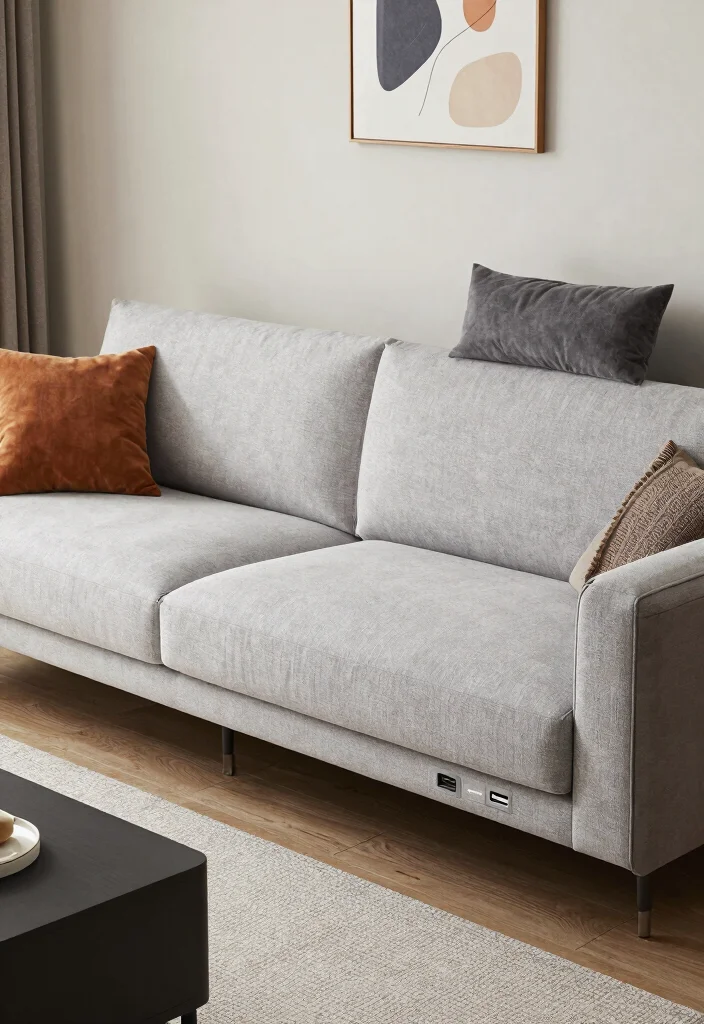 17 Sofa Bed Living Room Ideas for Smart, Flexible Living 17 17 Sofa Bed Living Room Ideas for Smart, Flexible Living - 16. Tech-Savvy Options 1