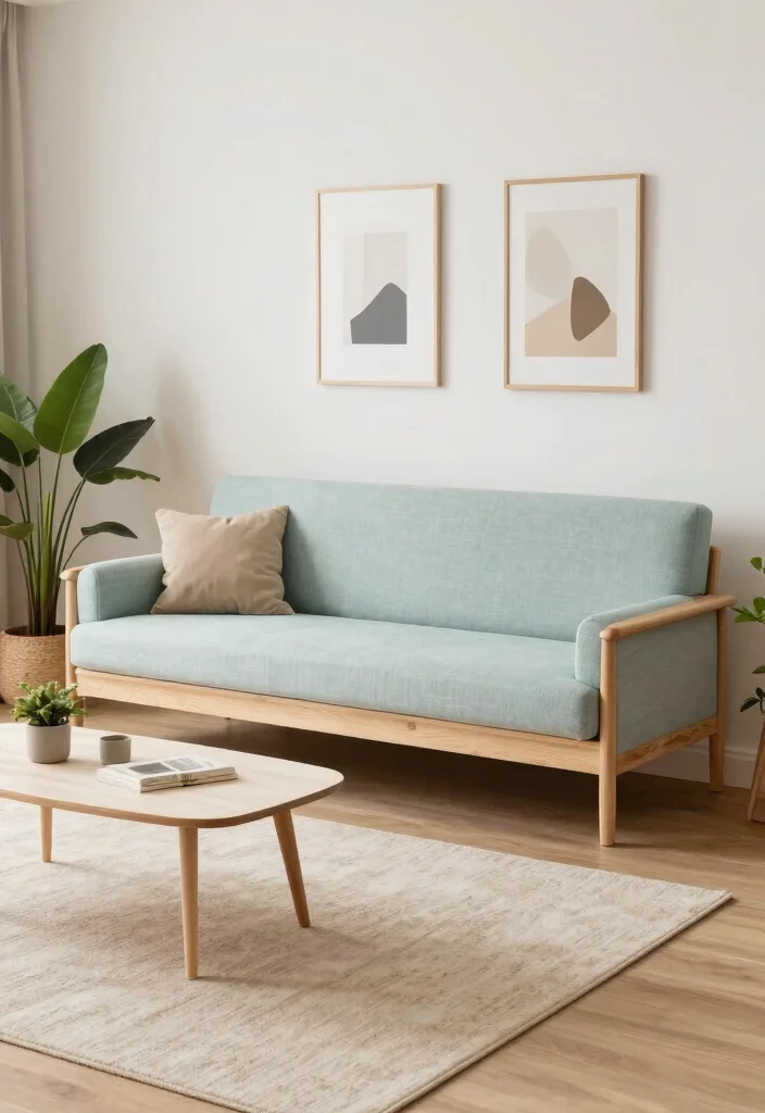 17 Sofa Bed Living Room Ideas for Smart, Flexible Living 4 17 Sofa Bed Living Room Ideas for Smart, Flexible Living - 3. Scandinavian Simplicity 1