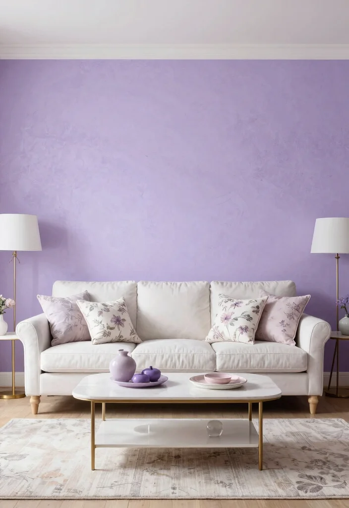 17 Venetian Plaster Walls Living Room Ideas Soft Luxury Texture 15 17 Venetian Plaster Walls Living Room Ideas Soft Luxury Texture - 14. Soft Lavender for a Touch of Whimsy 1