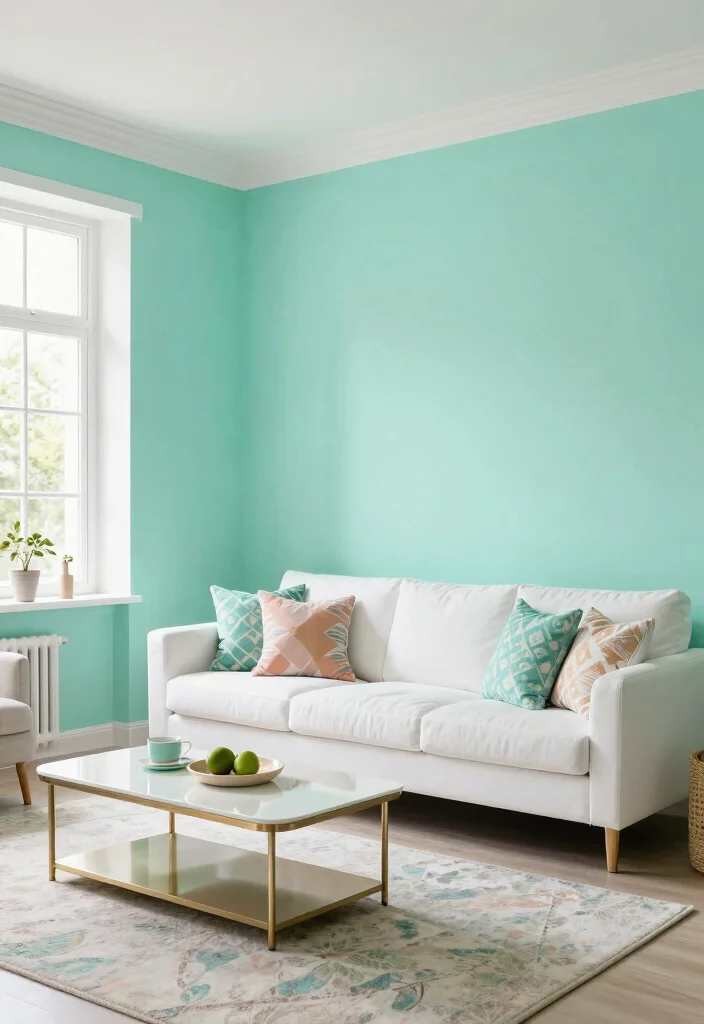 17 Venetian Plaster Walls Living Room Ideas Soft Luxury Texture 10 17 Venetian Plaster Walls Living Room Ideas Soft Luxury Texture - 9. Playful Mint Green 1