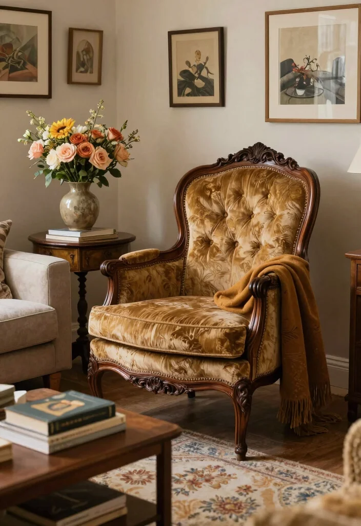 18 Accent Chairs Living Room Ideas Stylish Extra Seating 4 18 Accent Chairs Living Room Ideas Stylish Extra Seating - 3. Vintage Finds for Character 1