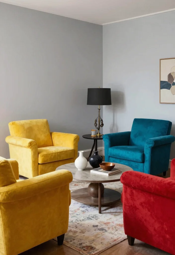 18 Accent Chairs Living Room Ideas Stylish Extra Seating 6 18 Accent Chairs Living Room Ideas Stylish Extra Seating - 5. Bold Colors to Energize Your Space 1