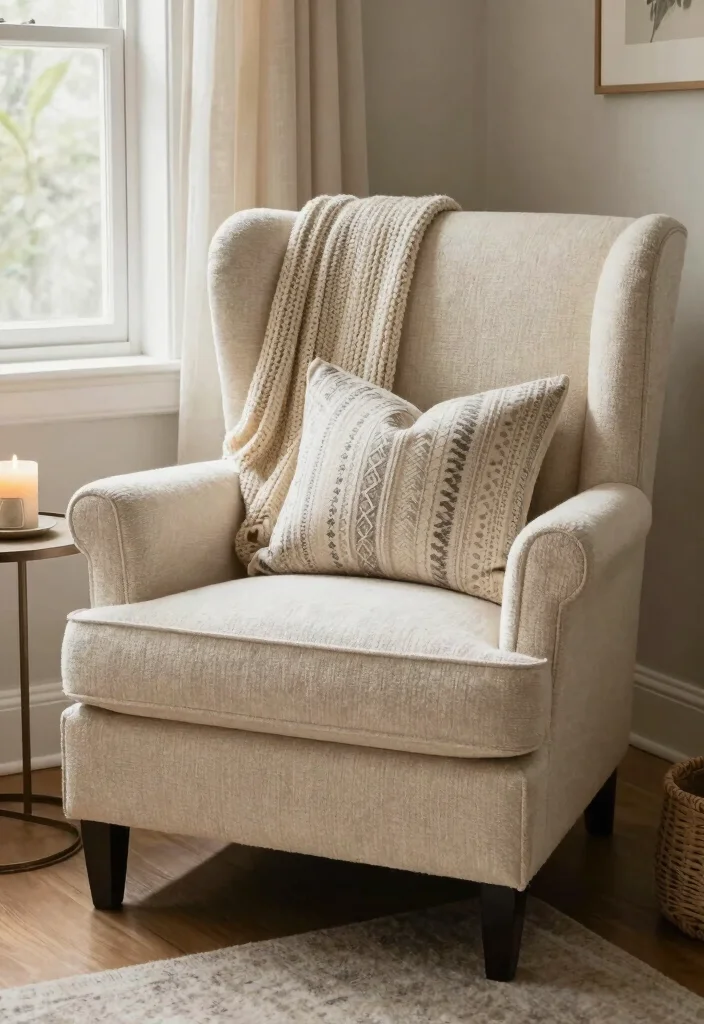18 Accent Chairs Living Room Ideas Stylish Extra Seating 7 18 Accent Chairs Living Room Ideas Stylish Extra Seating - 6. Textured Fabrics for Added Comfort 1