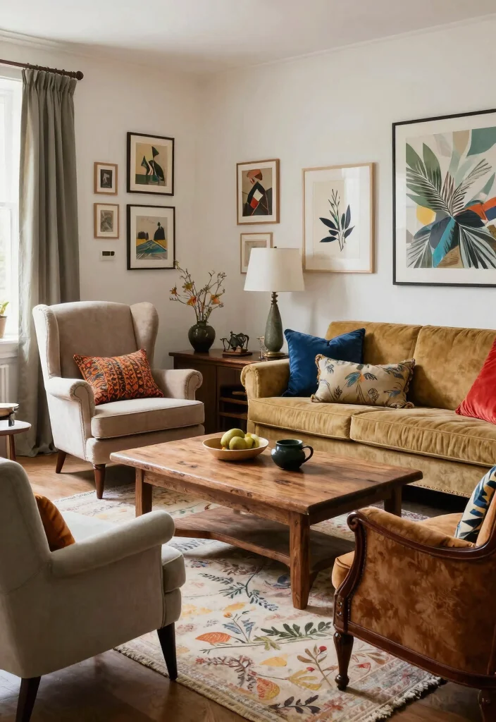 18 Accent Chairs Living Room Ideas Stylish Extra Seating 9 18 Accent Chairs Living Room Ideas Stylish Extra Seating - 8. Layering with a Mix of Styles 1