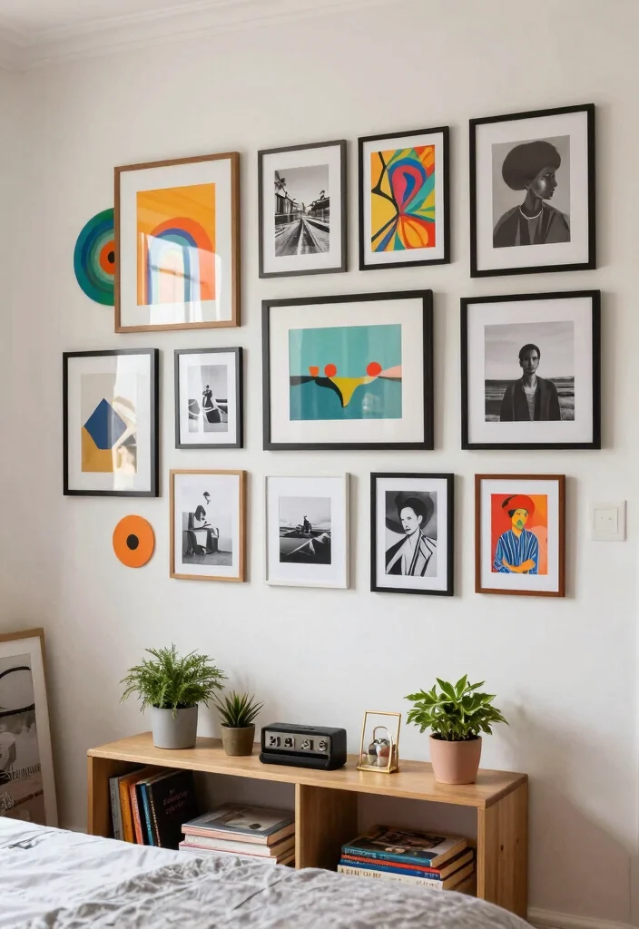 18 Bedroom Back Wall Design Ideas: Stylish Focal Points 3 18 Bedroom Back Wall Design Ideas: Stylish Focal Points - 2. Gallery Wall Heaven 1