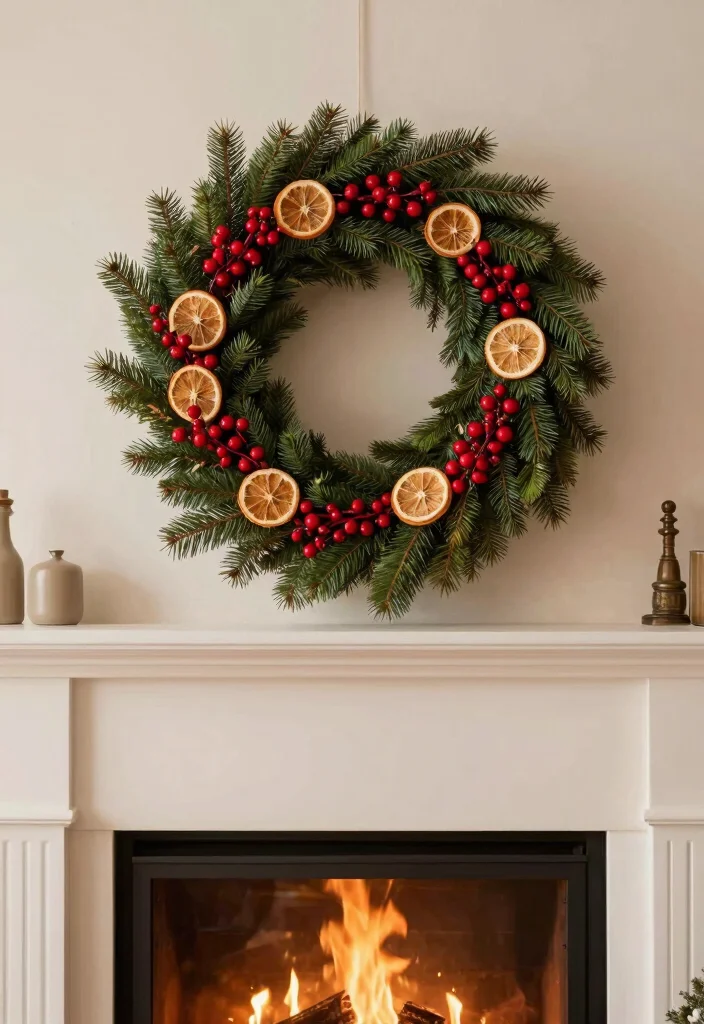 18 Living Room Xmas Decor Ideas Cozy Festive Magic 11 18 Living Room Xmas Decor Ideas Cozy Festive Magic - 10. Natural Wreaths and Garlands 1