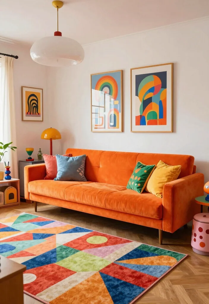 18 Mario Bellini Sofa Living Room Ideas: Iconic Statement Style 18 18 Mario Bellini Sofa Living Room Ideas: Iconic Statement Style - 17. Playful Retro 1