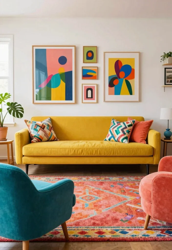 18 Mario Bellini Sofa Living Room Ideas: Iconic Statement Style 7 18 Mario Bellini Sofa Living Room Ideas: Iconic Statement Style - 6. Vibrant Color Pop 1