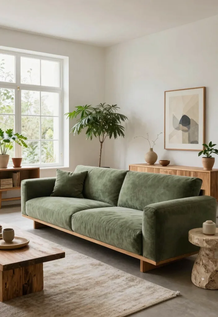 18 Mario Bellini Sofa Living Room Ideas: Iconic Statement Style 9 18 Mario Bellini Sofa Living Room Ideas: Iconic Statement Style - 8. Nature-Inspired Calm 1