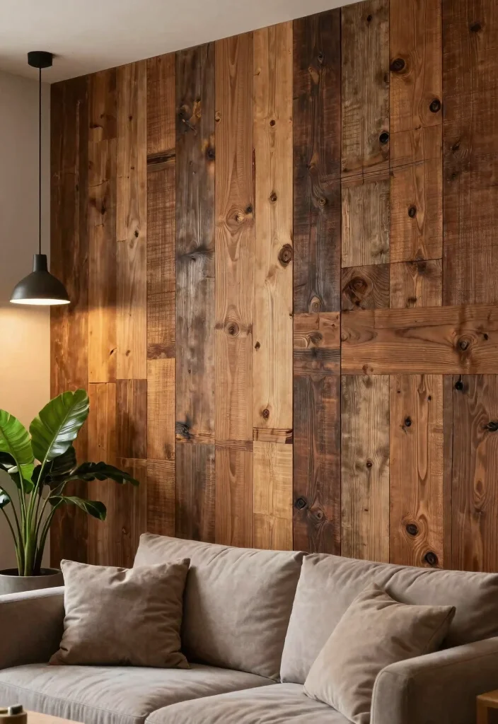 18 Wall Ideas for Living Room That Transform the Space 2 18 Wall Ideas for Living Room That Transform the Space - 1. Reclaimed Wood Accent Wall 1