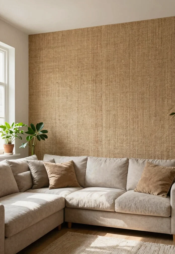 18 Wall Ideas for Living Room That Transform the Space 13 18 Wall Ideas for Living Room That Transform the Space - 12. Natural Fiber Wall Treatment 1