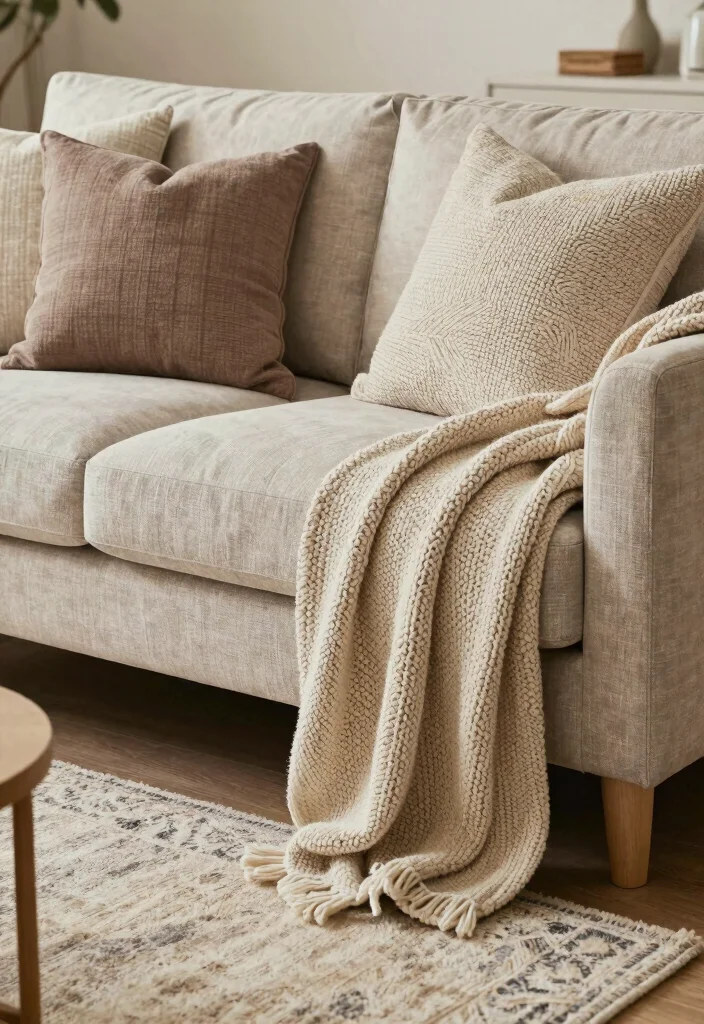 19 Decor Living Room Ideas: Easy Ways to Refresh Your Space 7 19 Decor Living Room Ideas: Easy Ways to Refresh Your Space - 6. Upgrade Your Textiles 1