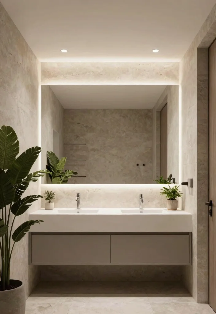 12 Bathroom Ceiling Lighting Ideas That Brighten Without Glare 2 12 Bathroom Ceiling Lighting Ideas That Brighten Without Glare - 1. Recessed LED Lighting 1